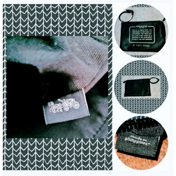 COACH BLACK NO. FI877-F3Q451 WRISTLET - Picture 2 of 4